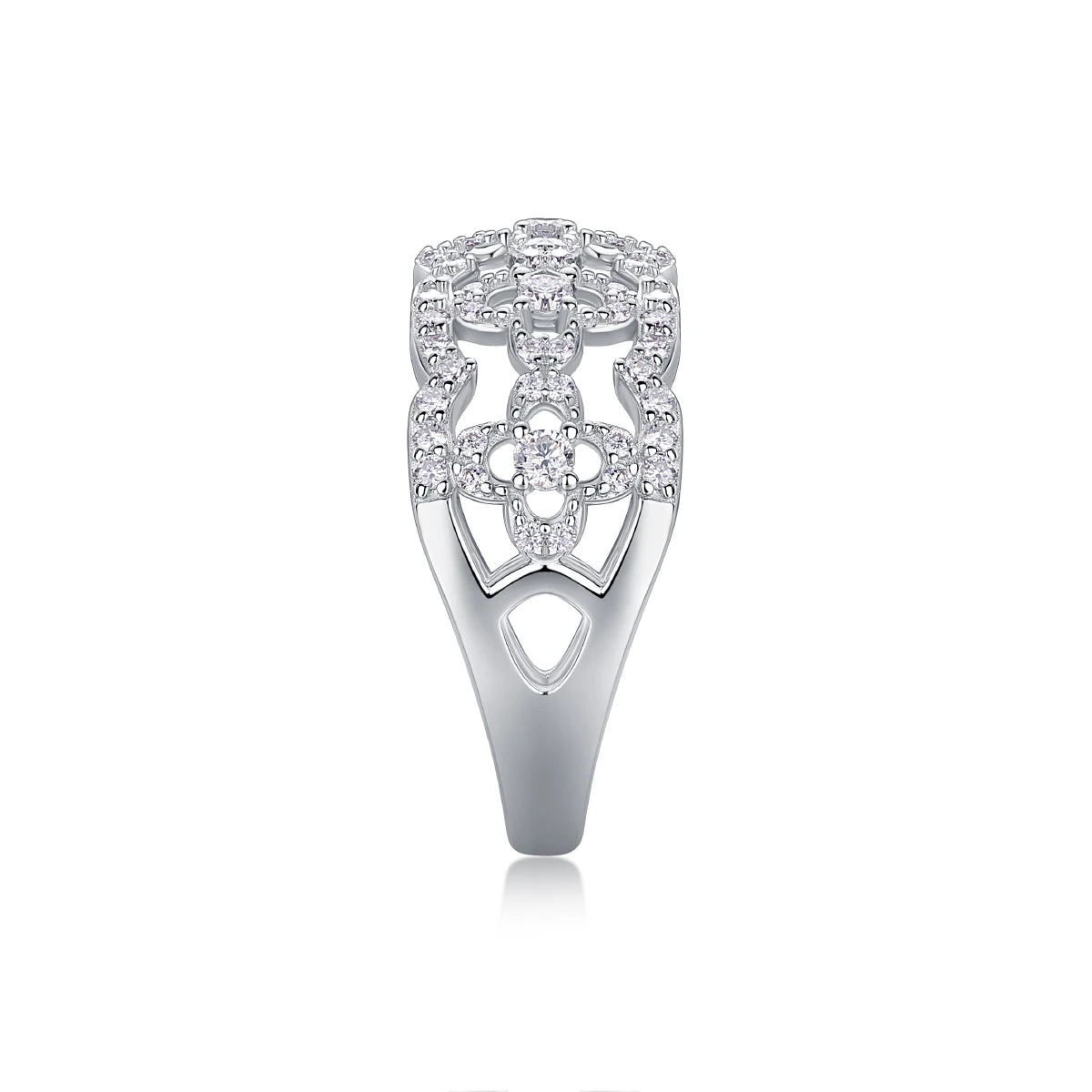 sterling silver jewelry - 925 Silver Ring SLM0136R-silver-6 detail view