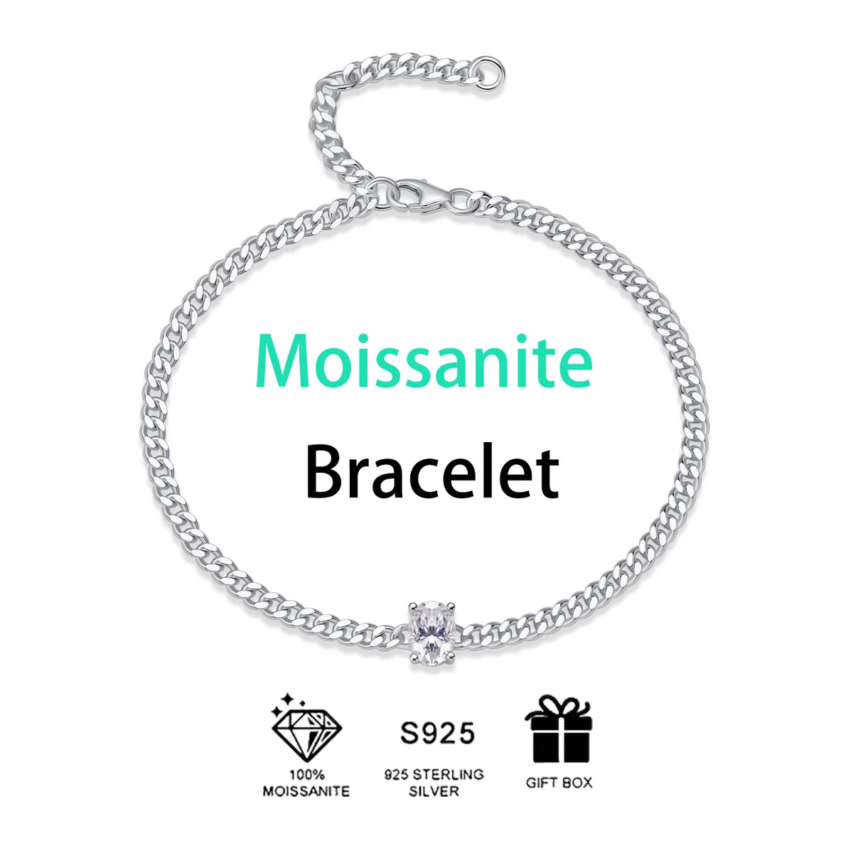 sterling silver jewelry - 925 Silver Bracelet SLM0065B-silver-16.5cm product view 06