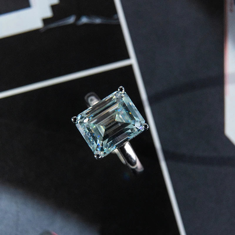 sterling silver jewelry - 925 Silver Ring SLM0010R-5.0 CT-AJ side view