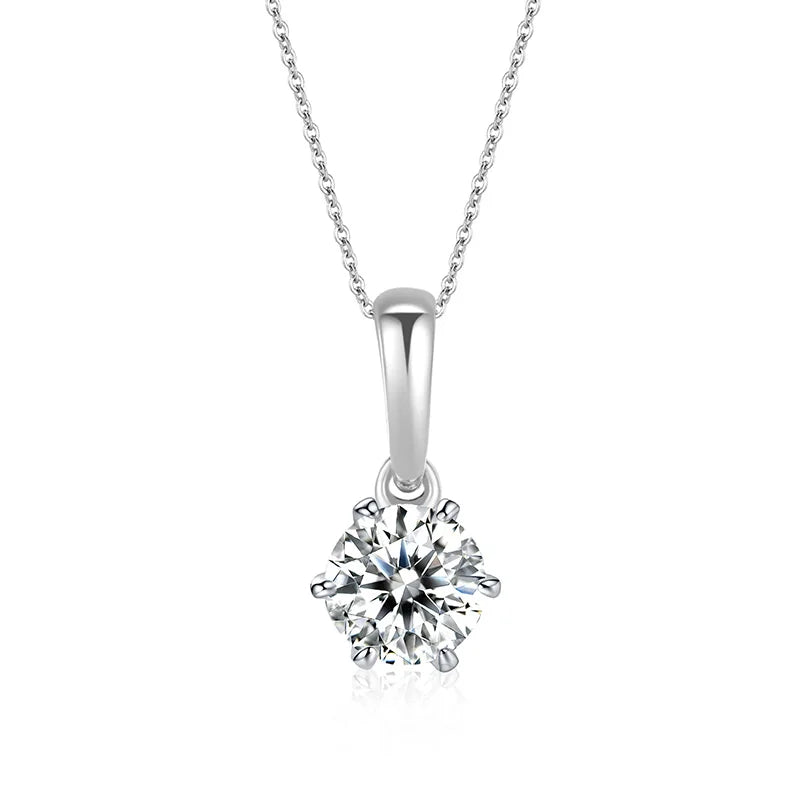 sterling silver jewelry - 925 Silver Necklace SLM0020N-1 CT-40-45cm AJ front view