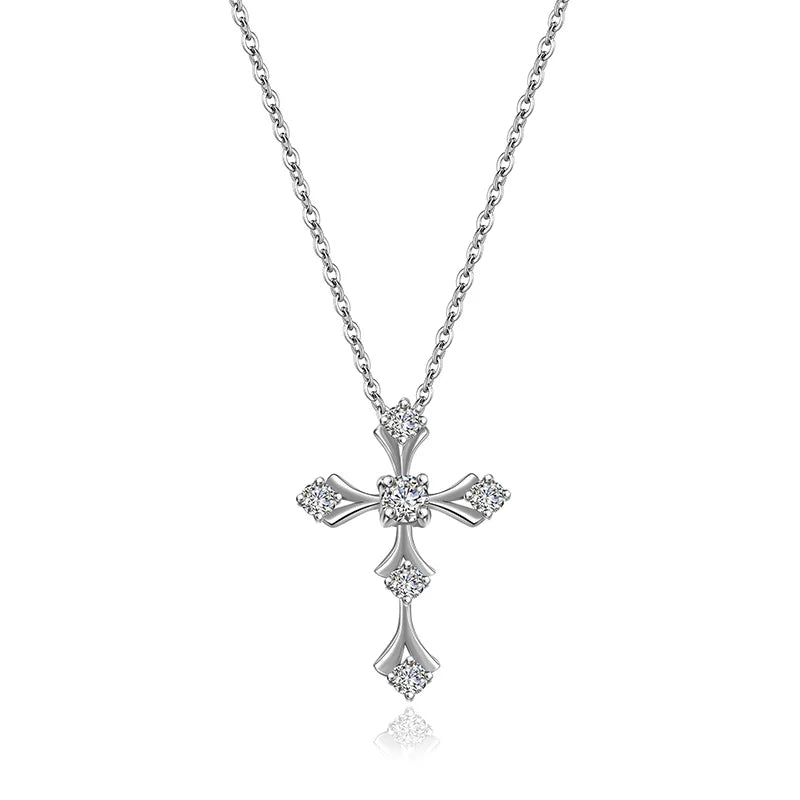 sterling silver jewelry - 925 Silver Pendant Necklace SLM0007N-0.2 CT-40-45cm AJ front view