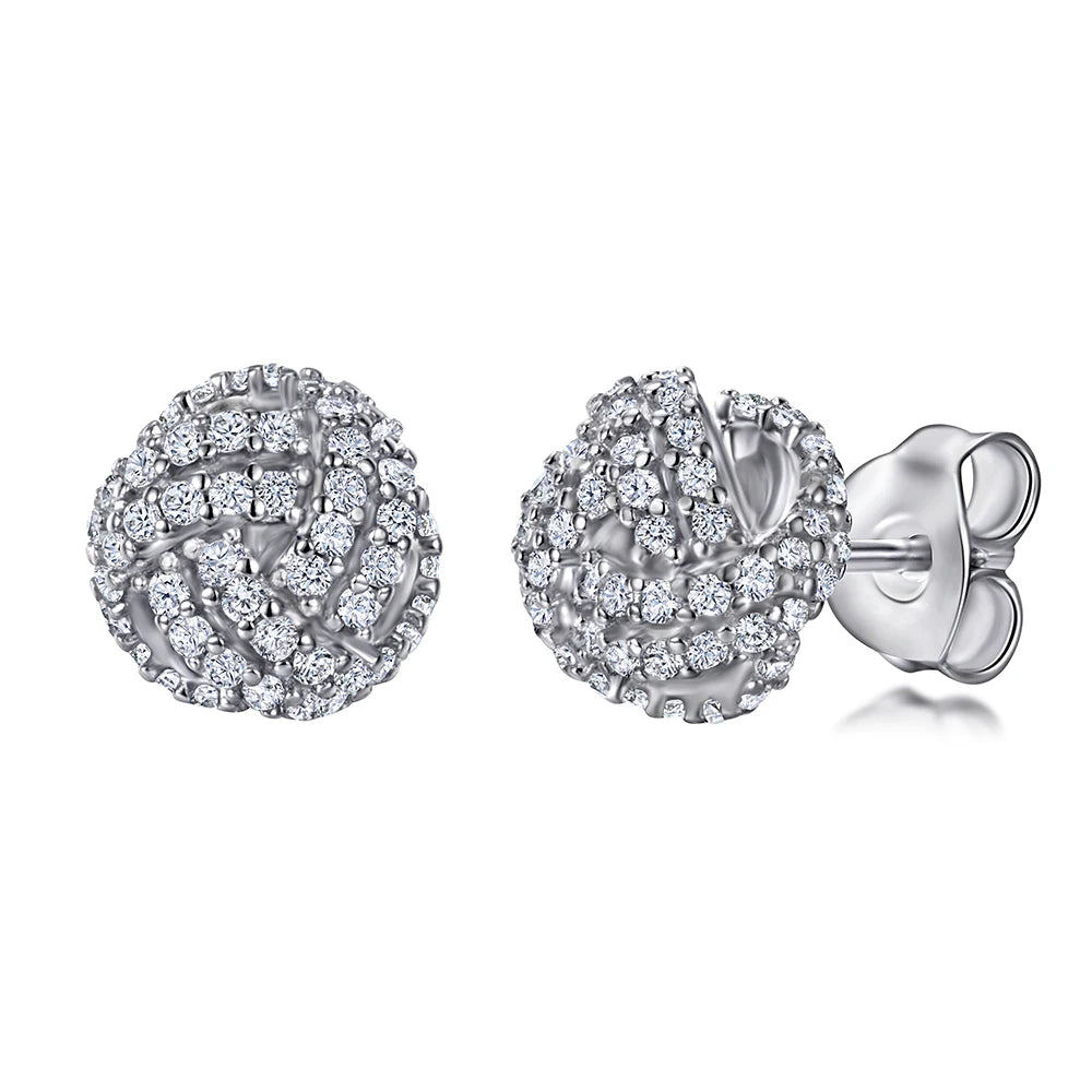 sterling silver jewelry - 925 Silver Earrings SLM0010E-catalogue front view