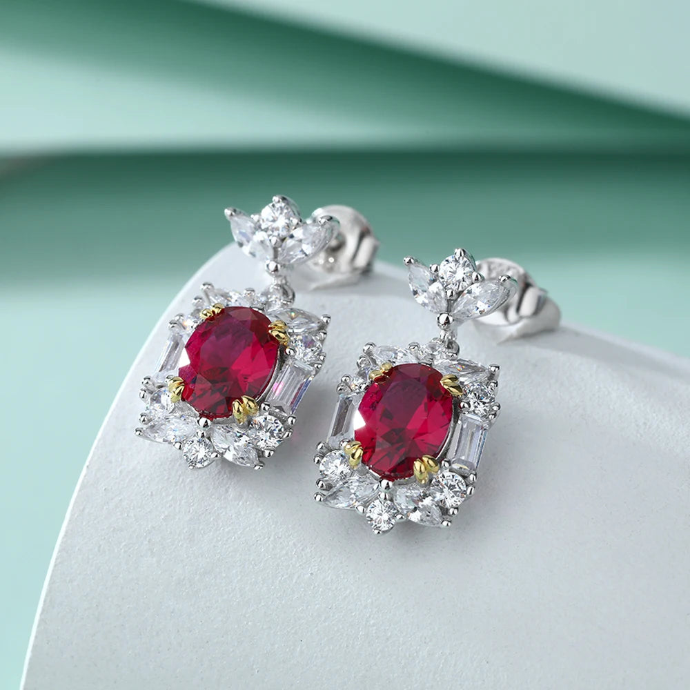 sterling silver jewelry - 925 Gold Silver Earring SLM0023E-catalogue detail view