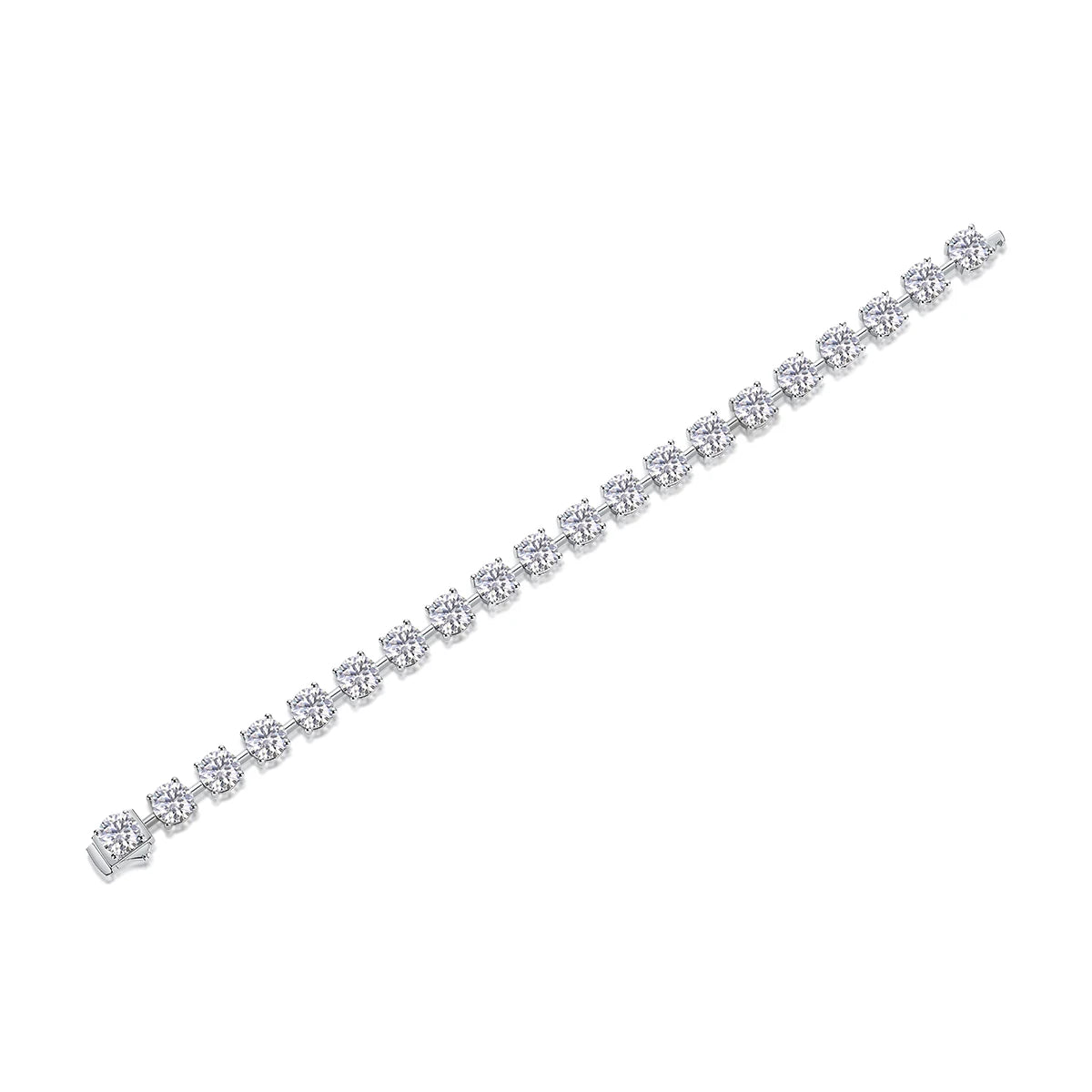 sterling silver jewelry - 925 Silver Bracelet Bracelets SLM0067B-silver-16.5cm open view