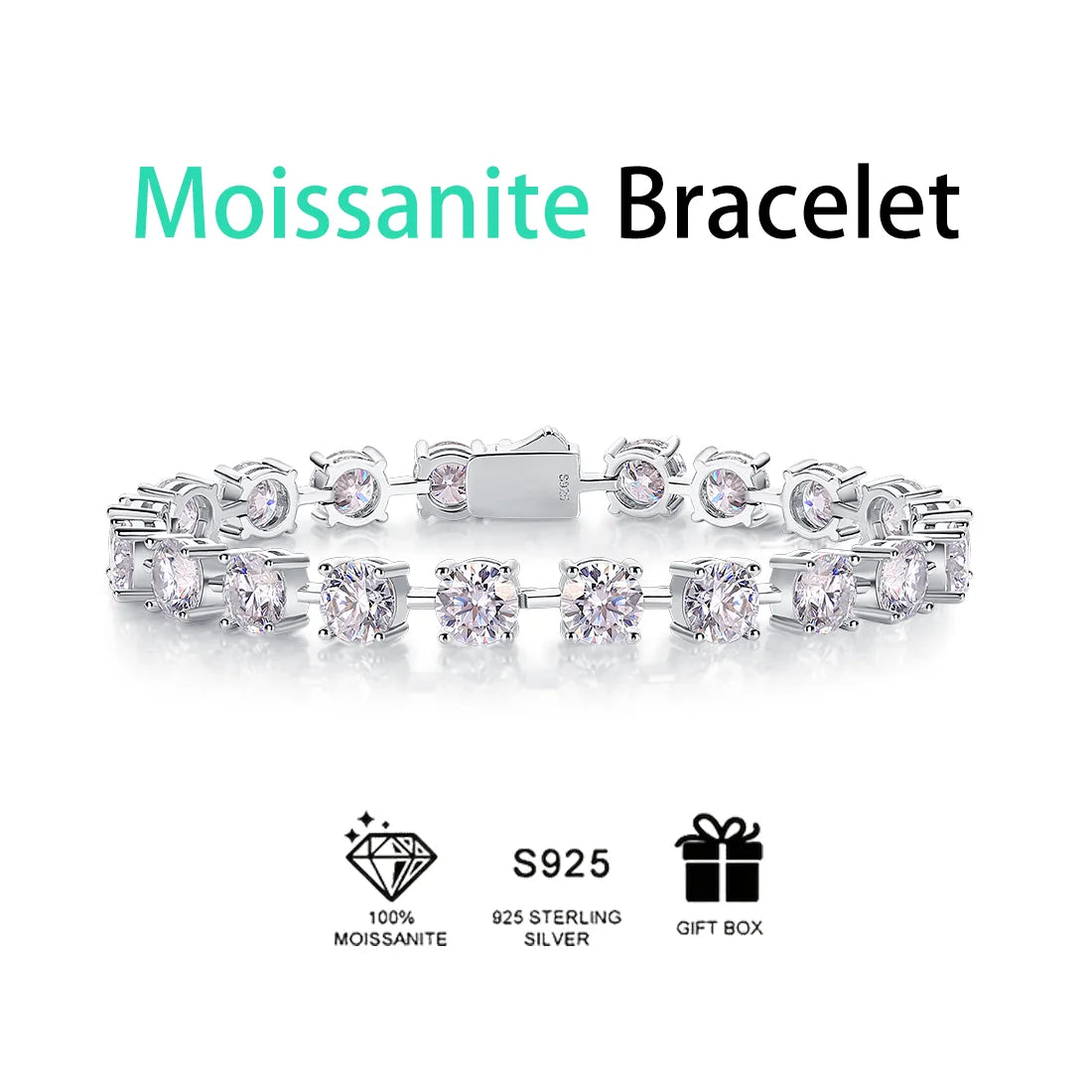 sterling silver jewelry - 925 Silver Bracelet Bracelets SLM0067B-silver-16.5cm product view 05