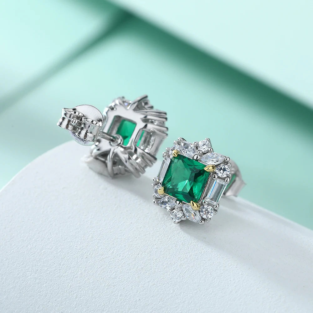 sterling silver jewelry - 925 Silver Earring SLM0022E-catalogue side view