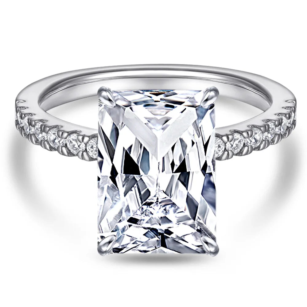 sterling silver jewelry - 925 Silver Ring Rings SLZ0042R-silver ring-6 open view