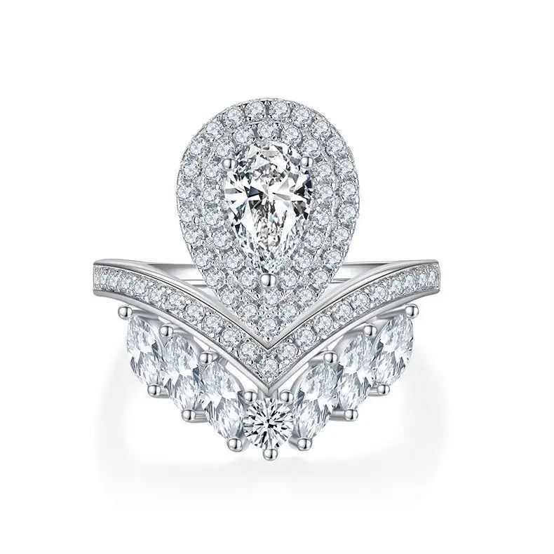 sterling silver jewelry - Ring SLM0056R-silver-6 side view