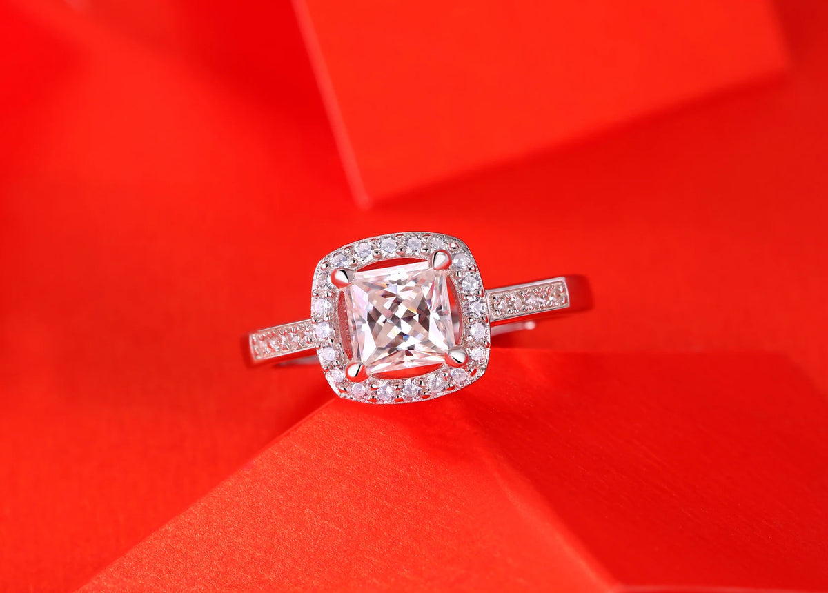 sterling silver jewelry - Silver Rings SLM0142R-silver-6 detail view