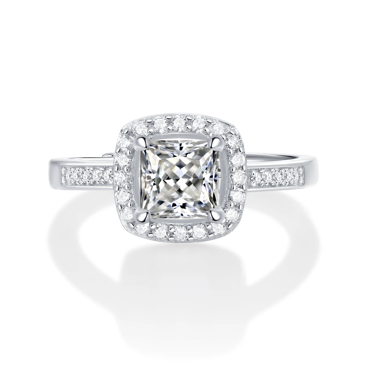 sterling silver jewelry - Silver Rings SLM0142R-silver-6 open view