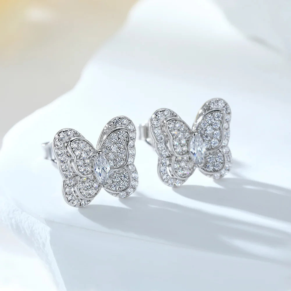 sterling silver jewelry - 925 Silver Earring Earrings SLM0031E-catalogue detail view