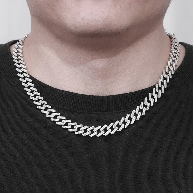 sterling silver jewelry - 925 Silver Necklace SLZ0001N-SZTL-CBC-1040-24inches product view 06