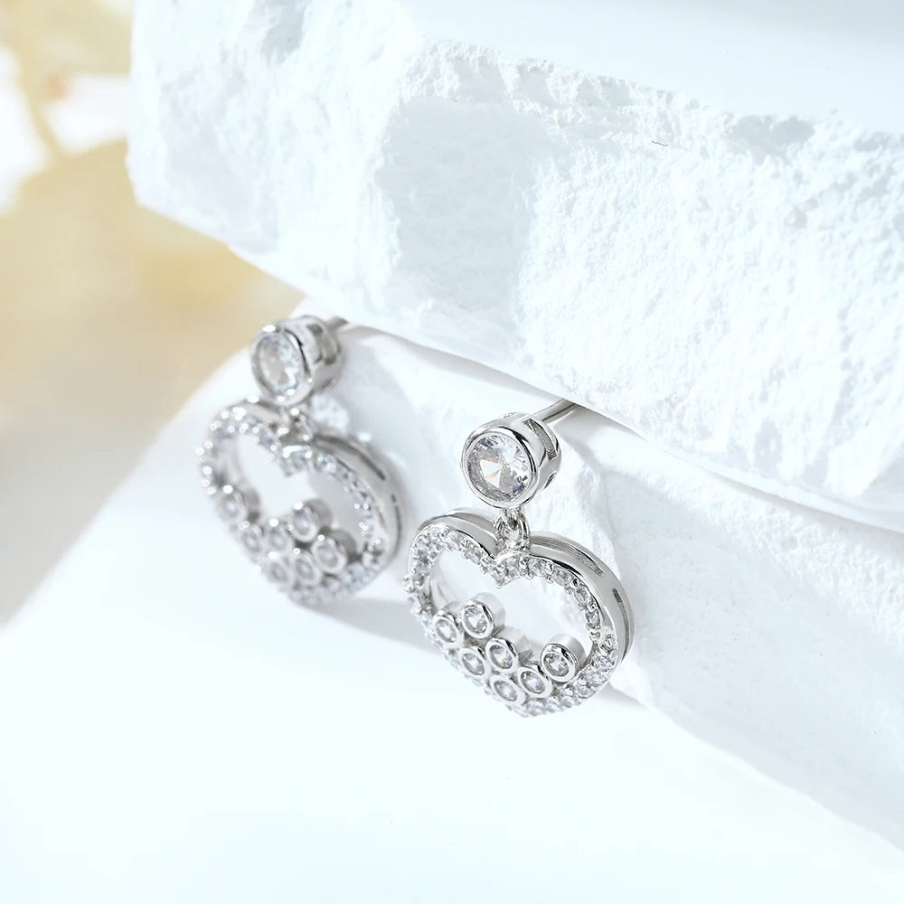 sterling silver jewelry - 925 Silver Earrings SLM0032E-catalogue detail view