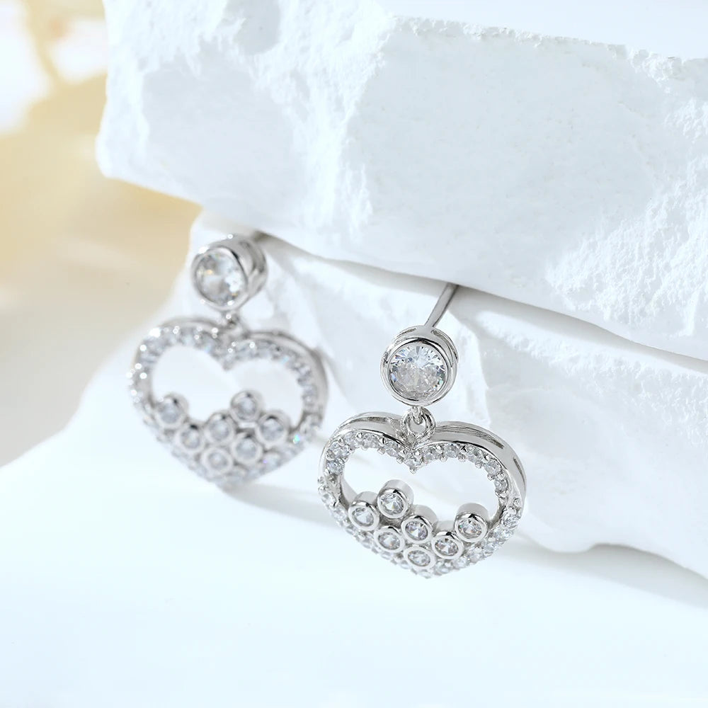 sterling silver jewelry - 925 Silver Earrings SLM0032E-catalogue open view