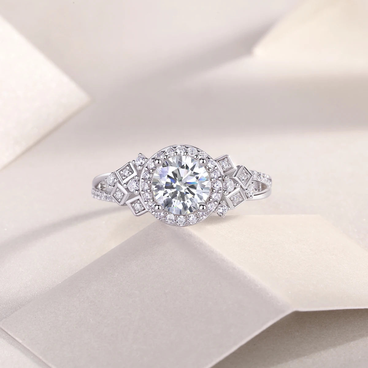 sterling silver jewelry - 925 Silver Ring SLM0143R-silver-6 detail view