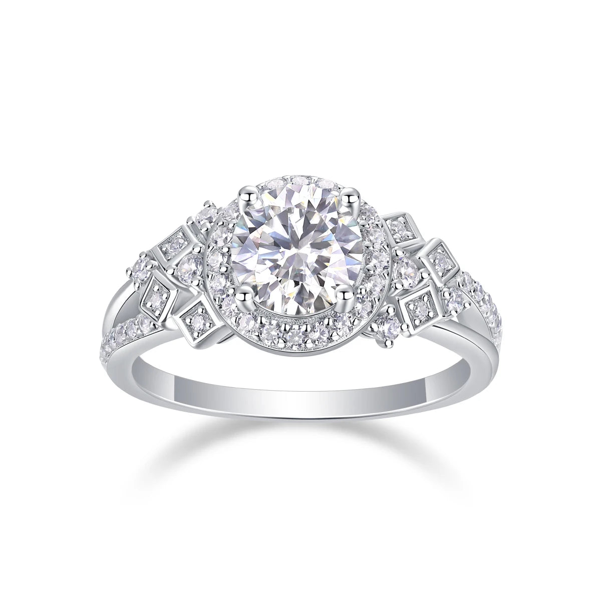 sterling silver jewelry - 925 Silver Ring SLM0143R-silver-6 open view