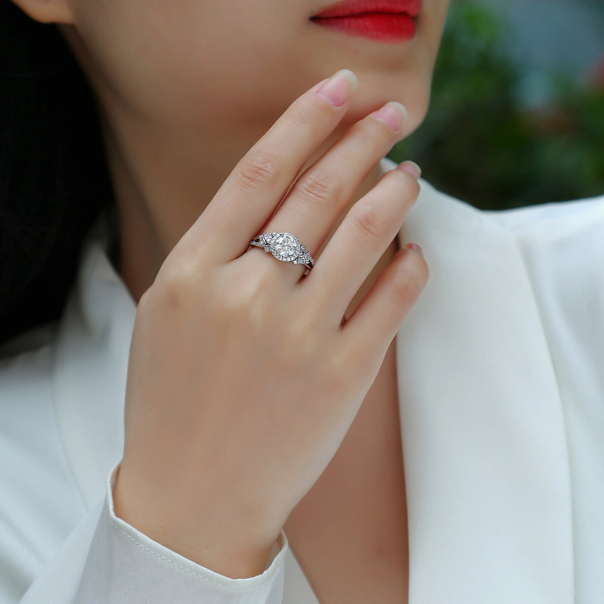 sterling silver jewelry - 925 Silver Ring SLM0143R-silver-6 product view 05