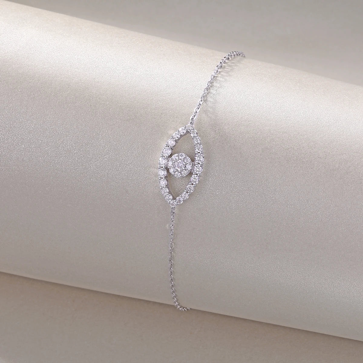 sterling silver jewelry - 925 Silver Bracelet Bracelets SLM0062B-silver-16.5cm detail view