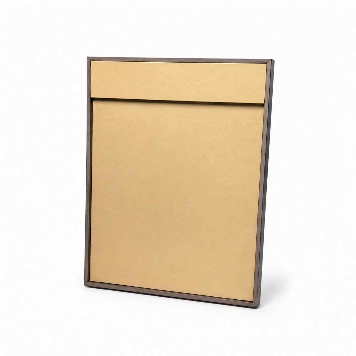 Champagne 14-position necklace display tray upright empty view