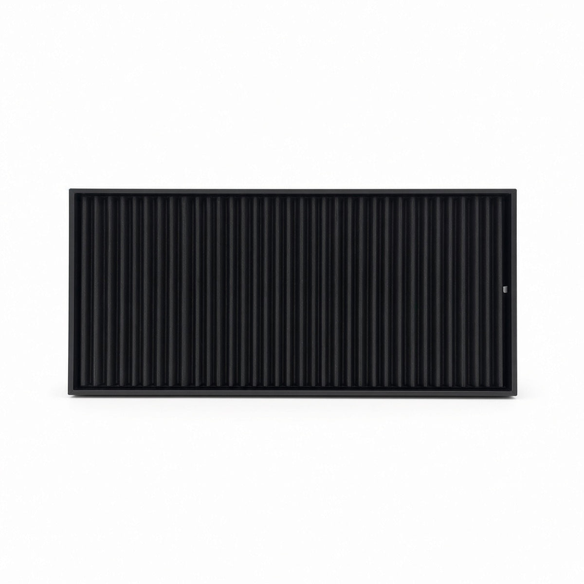Black 32-row bracelet display tray front view