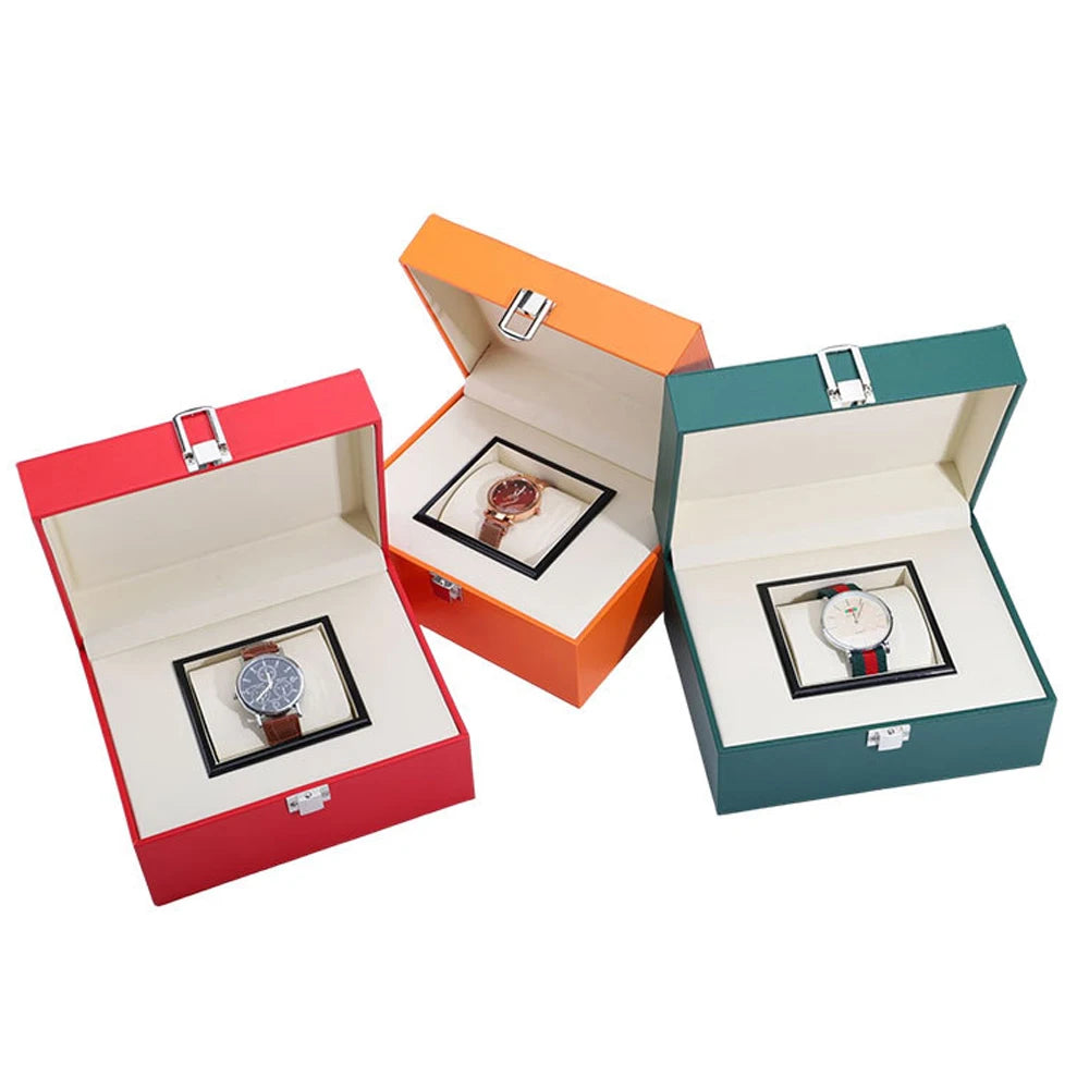 watch box - PU Leather Watch Box Display Watches C00613 detail view