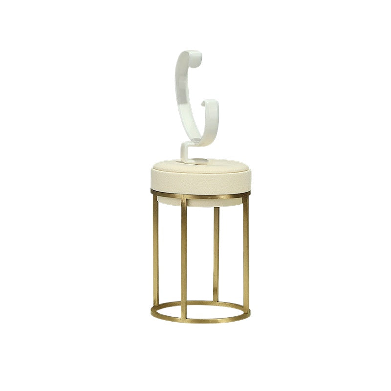 watch display - Beige Metal Watch Display Stand C00982 side view