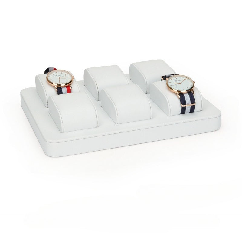 watch display - Black White Watch Display Tray C00846 side view